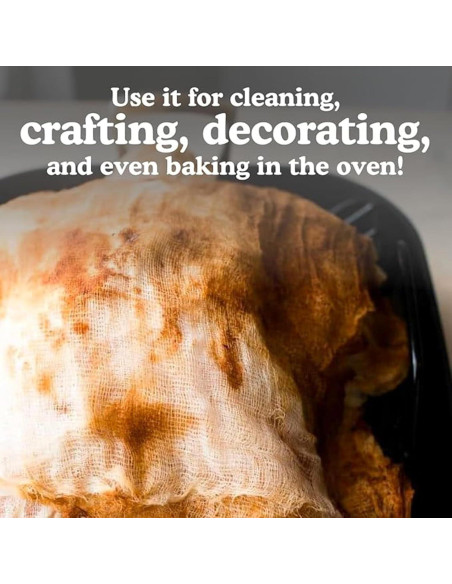 Tela de Queso Ultra Fina 100% Algodón Regency Wraps 4 Pzas