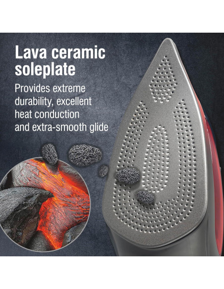 Plancha de Vapor CHI 1700W con Cable Retráctil 2.44m