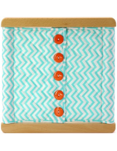 Kiddison Marco de Vestir Montessori 30cm Botones Grande 2