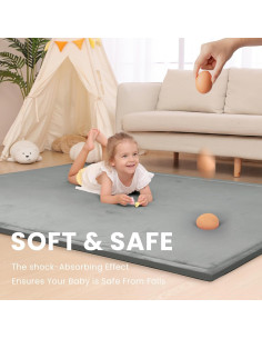 Alfombra de Actividad para Bebés HulooSleep 299x200 cm Antideslizante 2