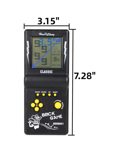 Consola de Juego Portátil Desyeryamimi 23 Juegos Clásicos 8.89 cm