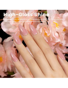 Esmalte de Uñas Gel RARJSM 15ml Rosa Nude Malva Gris 2