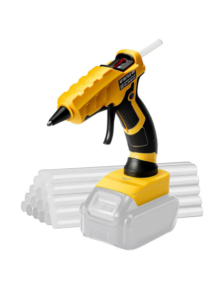Pistola de Pegamento Caliente Inalámbrica RexLeLXB 50W Pistola de Pegamento Caliente Inalámbrica RexLeLXB 50W