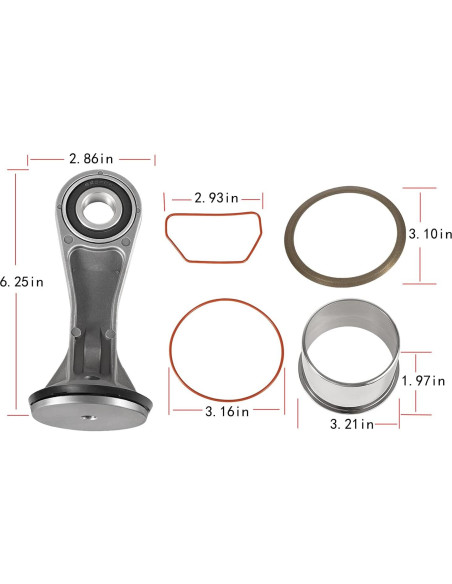 Kit de Biela y Pistón para Compresor Sunluway N038785