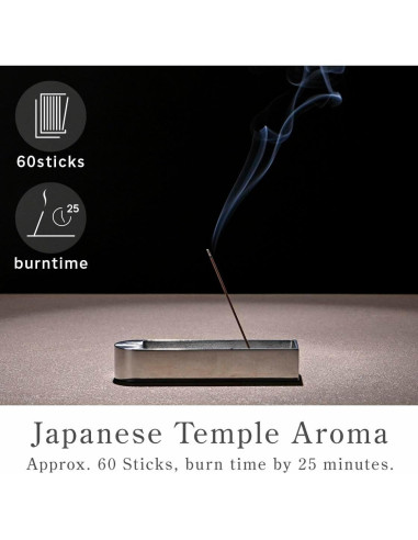 Incienso de Agarwood Nagomikobo - 60 Varillas Japonesas Premium