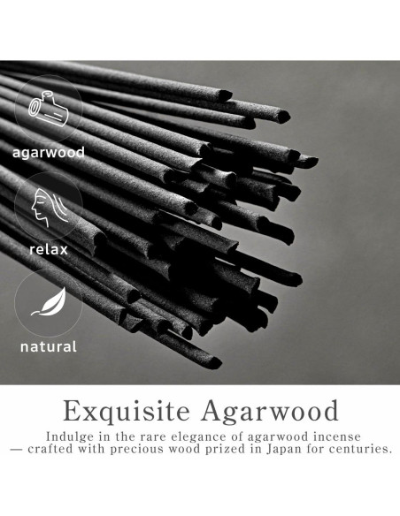 Incienso de Agarwood Nagomikobo - 60 Varillas Japonesas Premium