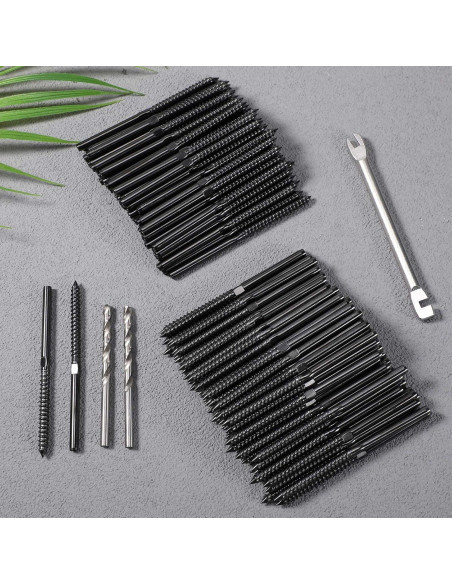 Tornillos de Swage Acero Inoxidable 200 Pzs para Barandilla