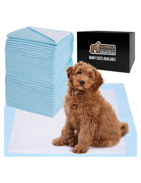 Almohadillas Desechables para Cachorros Gorilla Guard 100 Unidades 56x56cm