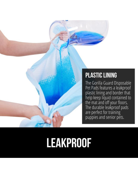 Almohadillas Desechables para Cachorros Gorilla Guard 100 Unidades 56x56cm