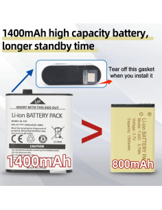 Walkie Talkies Baofeng F22 Recargables 4 Unidades 1400mAh 2