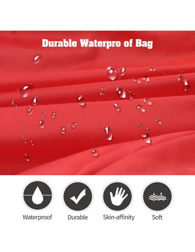 Kit de tapa de kayak Anndason 20 cm con bolsa impermeable