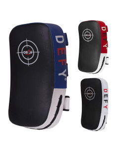 Defy Thai Pads de Cuero para Boxeo y Karate 37x19cm Azul