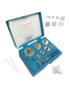 Juego de Pesas de Calibración 19 Pcs JENSWILL 10mg-200g