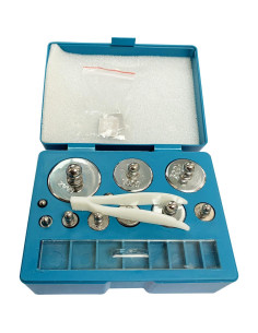 Juego de Pesas de Calibración 19 Pcs JENSWILL 10mg-200g 2