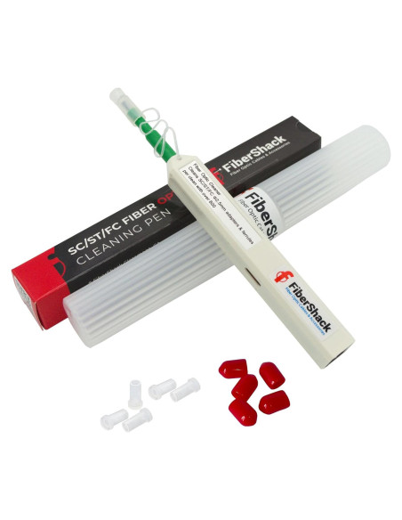 Bolígrafo Limpiador de Fibra Óptica FiberShack SC/ST - 800+ Limpiezas
