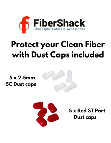 Bolígrafo Limpiador de Fibra Óptica FiberShack SC/ST - 800+ Limpiezas