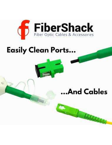 Bolígrafo Limpiador de Fibra Óptica FiberShack SC/ST - 800+ Limpiezas