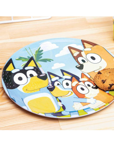 Conjunto de Vajilla de 5 Piezas Zak Designs Bluey - Plástico y Acero Inoxidable 2