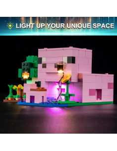 Kit de Luz LED Mililier para Lego 21268 Casa del Cerdito 2