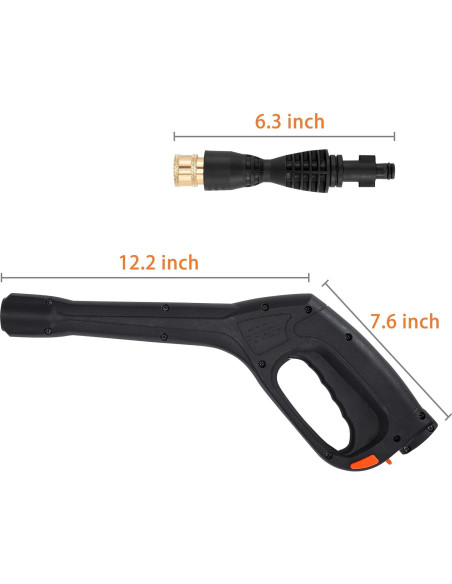 Kit Pistola Lavadora a Presión FIXFANS 5 Boquillas 2320 PSI