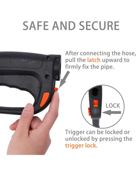 Kit Pistola Lavadora a Presión FIXFANS 5 Boquillas 2320 PSI