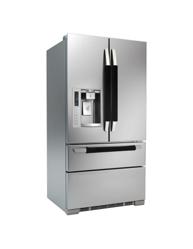 Cubiertas de Mango de Puerta de Refrigerador Daixers 3 Unidades Terciopelo Negro