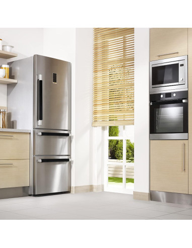 Cubiertas de Mango de Puerta de Refrigerador Daixers 3 Unidades Terciopelo Negro