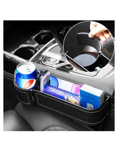 Organizador de Auto MTGOCHA Relleno Espacio Asientos Negro