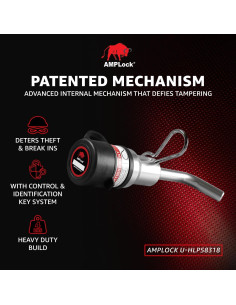 Pasador de Bloqueo de Remolque AMPLock HLP58318 - Antirrobo 2