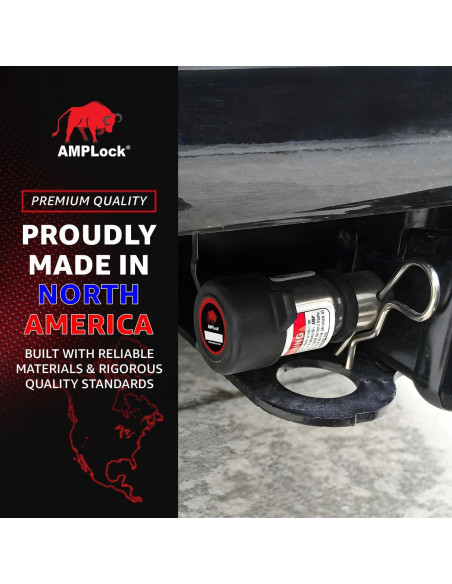 Pasador de Bloqueo de Remolque AMPLock HLP58318 - Antirrobo