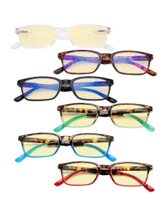 Eyekepper Gafas de Lectura Bloqueadoras Luz Azul 6 Pares +1.00 2