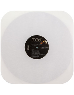 100 Fundas Internas de Vinilo LP Invest In Vinyl 12" Marfil 80 GSM 2