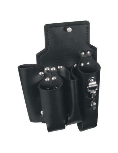 Bolsa de Herramientas Klein 5118P4, 4 Bolsillos, Cuero 20.32x27.94 cm