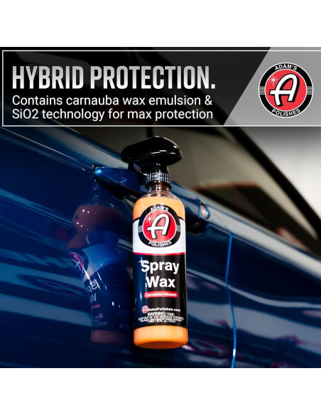 Cera en Spray Adam 473ml - Carnauba Premium para Brillo y Protección