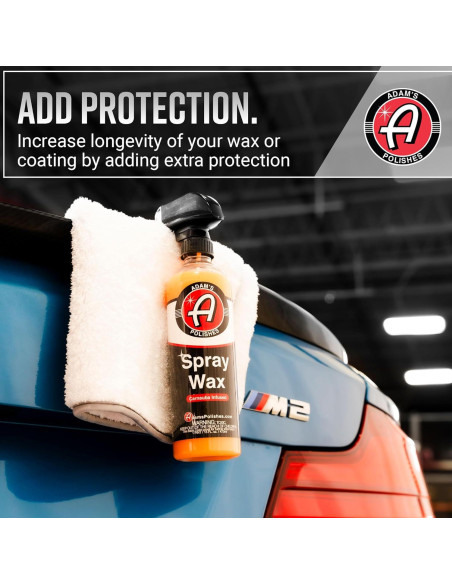 Cera en Spray Adam 473ml - Carnauba Premium para Brillo y Protección