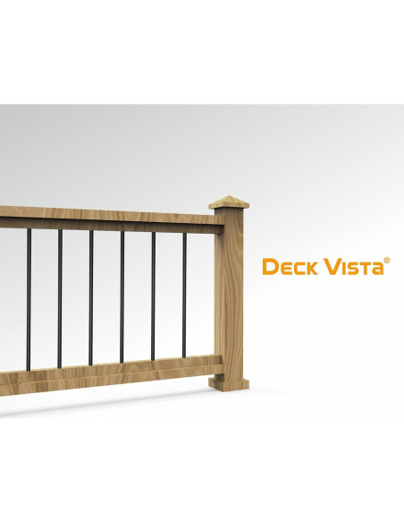 Balustre Redondo Aluminio 76,2 cm Deck Vista 35 Piezas