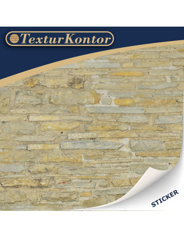 3 Hojas Revestimiento Pared Autoadhesivo TexturKontor 1:12