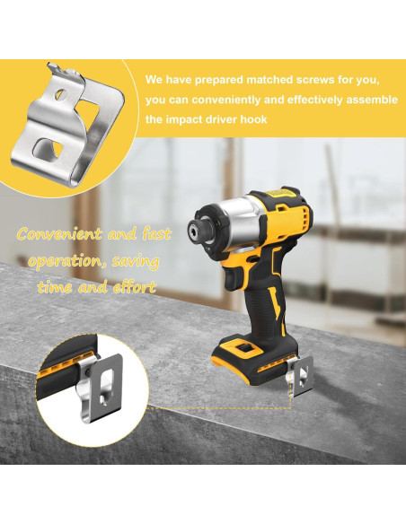 Clip de Cinturón Dewalt N268241 Acero Inoxidable 2 Piezas