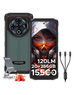 DOOGEE Fire 6 Power Teléfono Rugerizado 15500mAh 33W 256GB 50MP