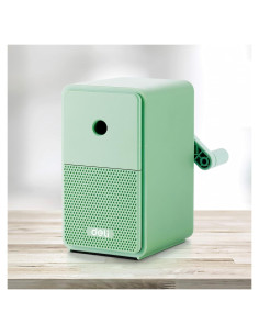 Afilador de Lápices Manual Deli Verde con Punta Ajustable