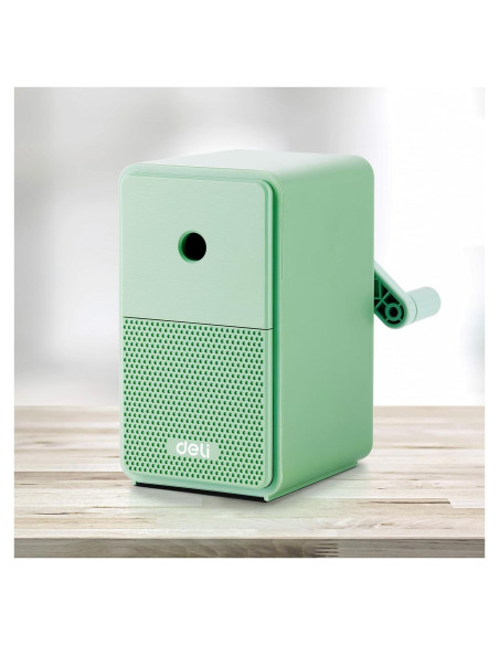 Afilador de Lápices Manual Deli Verde con Punta Ajustable