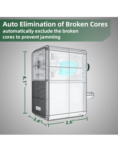Afilador de Lápices Manual Deli Verde con Punta Ajustable