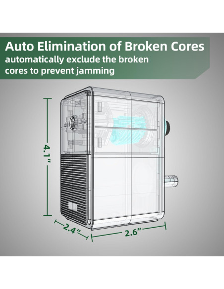 Afilador de Lápices Manual Deli Verde con Punta Ajustable