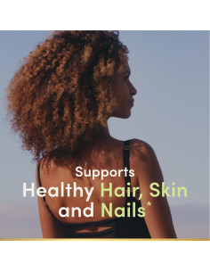 Biotina Nature's Bounty 5000 mcg 60 Tabletas Rápidas Salud Cabello Piel Uñas 2