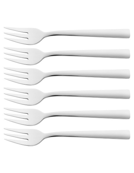 Tenedor de Pastelería Zwilling Diner - Juego de 6, Acero Inoxidable