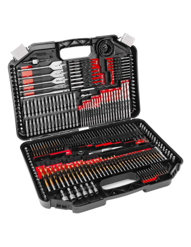 Juego de Brocas COMOWARE 246 Pcs Madera Metal y Accesorios