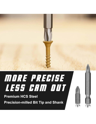 Juego de Brocas COMOWARE 246 Pcs Madera Metal y Accesorios