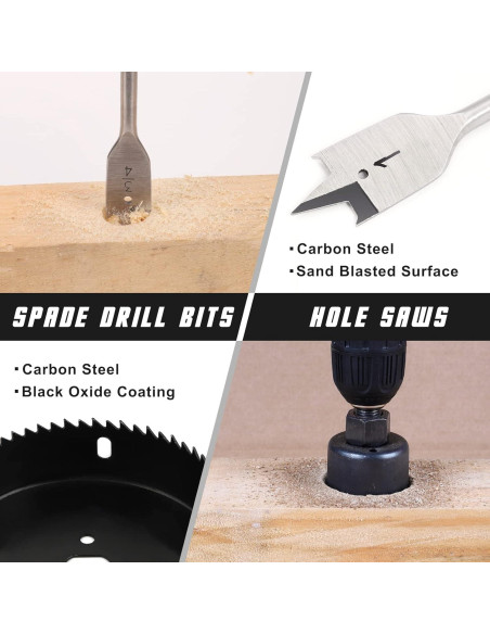 Juego de Brocas COMOWARE 246 Pcs Madera Metal y Accesorios