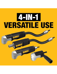 Adaptador de Taladro en Ángulo Derecho Dewalt 4-en-1 30.48 cm 2