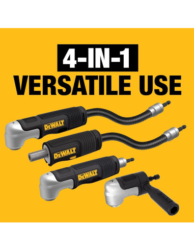Adaptador de Taladro en Ángulo Derecho Dewalt 4-en-1 30.48 cm